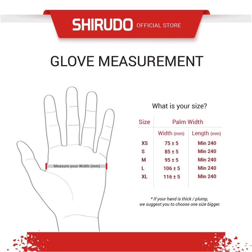 SHIRUDO CHEMAX Blue Nitrile Disposable Glove (4.2g/100pcs)